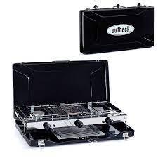 Two Burner Camping Stove With Toaster (Free Briefcase) | OUT371007 - www.onlinebraaishop.co.za