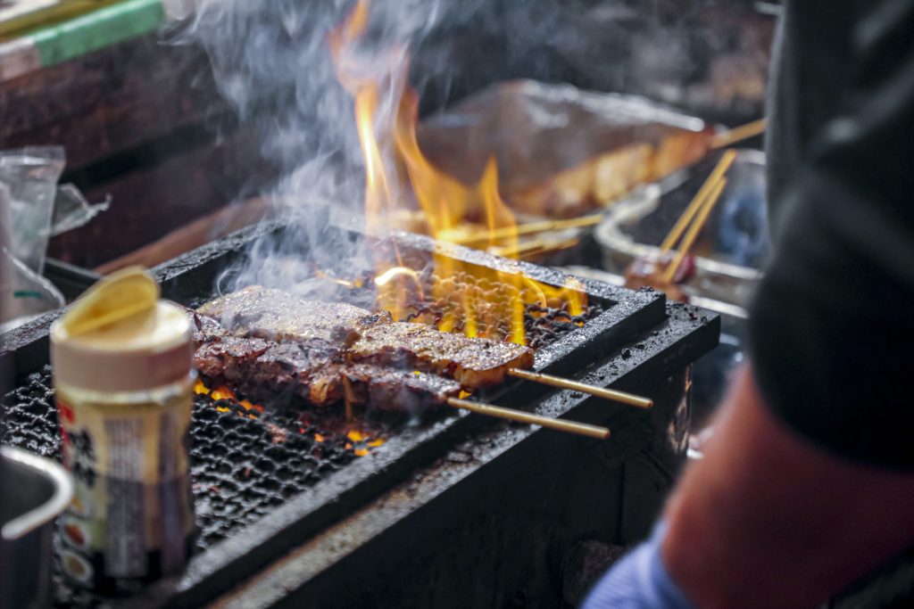 Meat skewers
