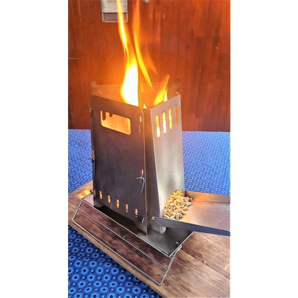 CAM Flat Pack Rocket Stove