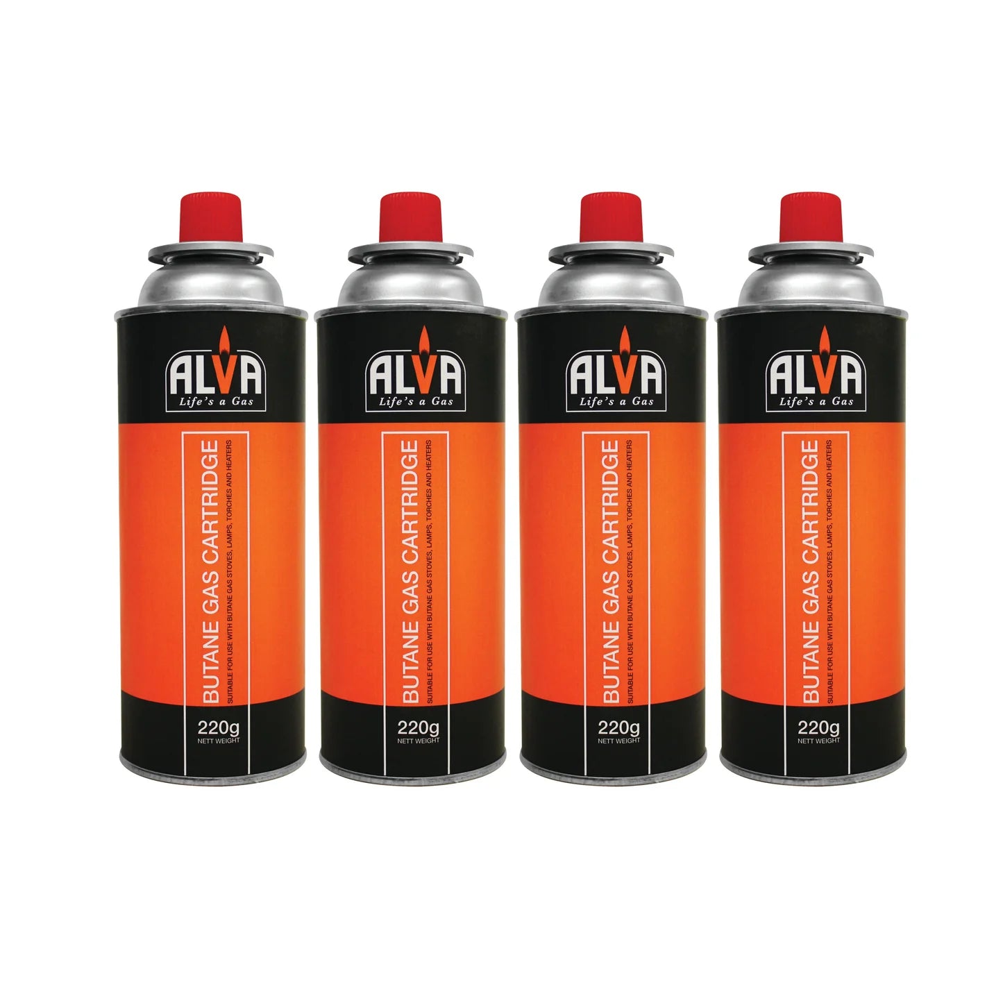 ALVA BUTANE GAS CANISTERS 220g