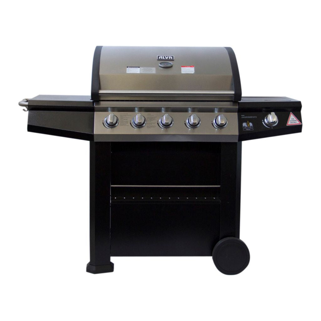 ALVA Super4 Burner Hood S/S BBQ - www.onlinebraaishop.co.za
