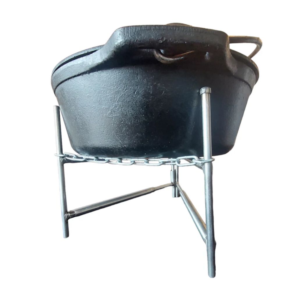Mini Multilevel Telescopic Grid Rib Potjie Stand