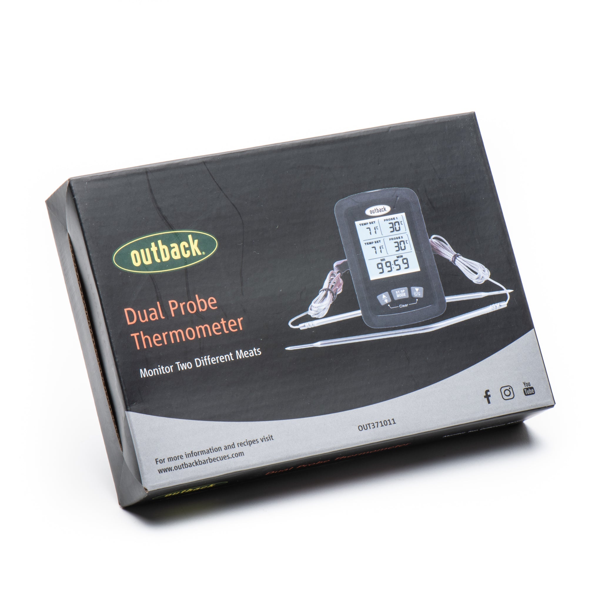 Dual Probe Thermometer With Alarm | OUT371011 - Image 2