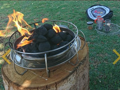 Bonbraai Stainless Steel Table Top Braai - www.onlinebraaishop.co.za