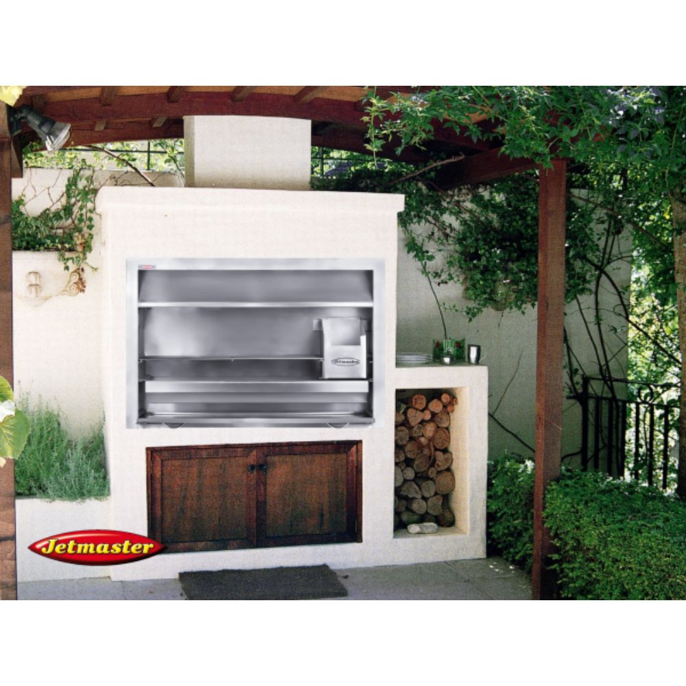 JetMaster Unibraai 1200mm 304 Stainless steel Built-in Braai - Image 3