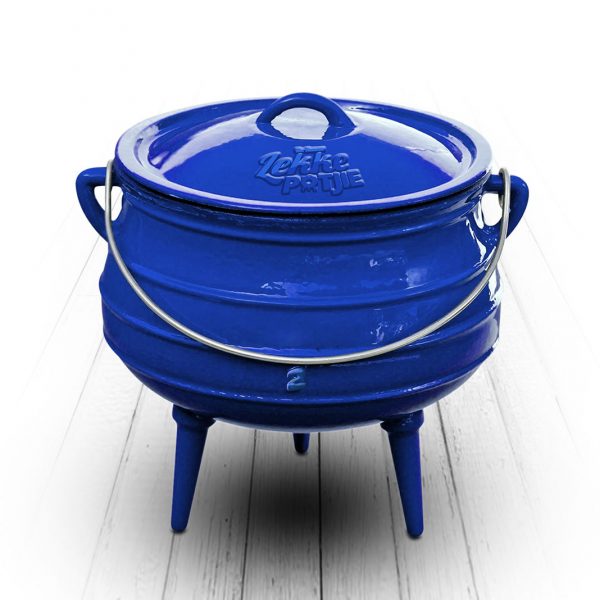 3-Leg Enamel Coated Potjie - Various Colours - www.onlinebraaishop.co.za