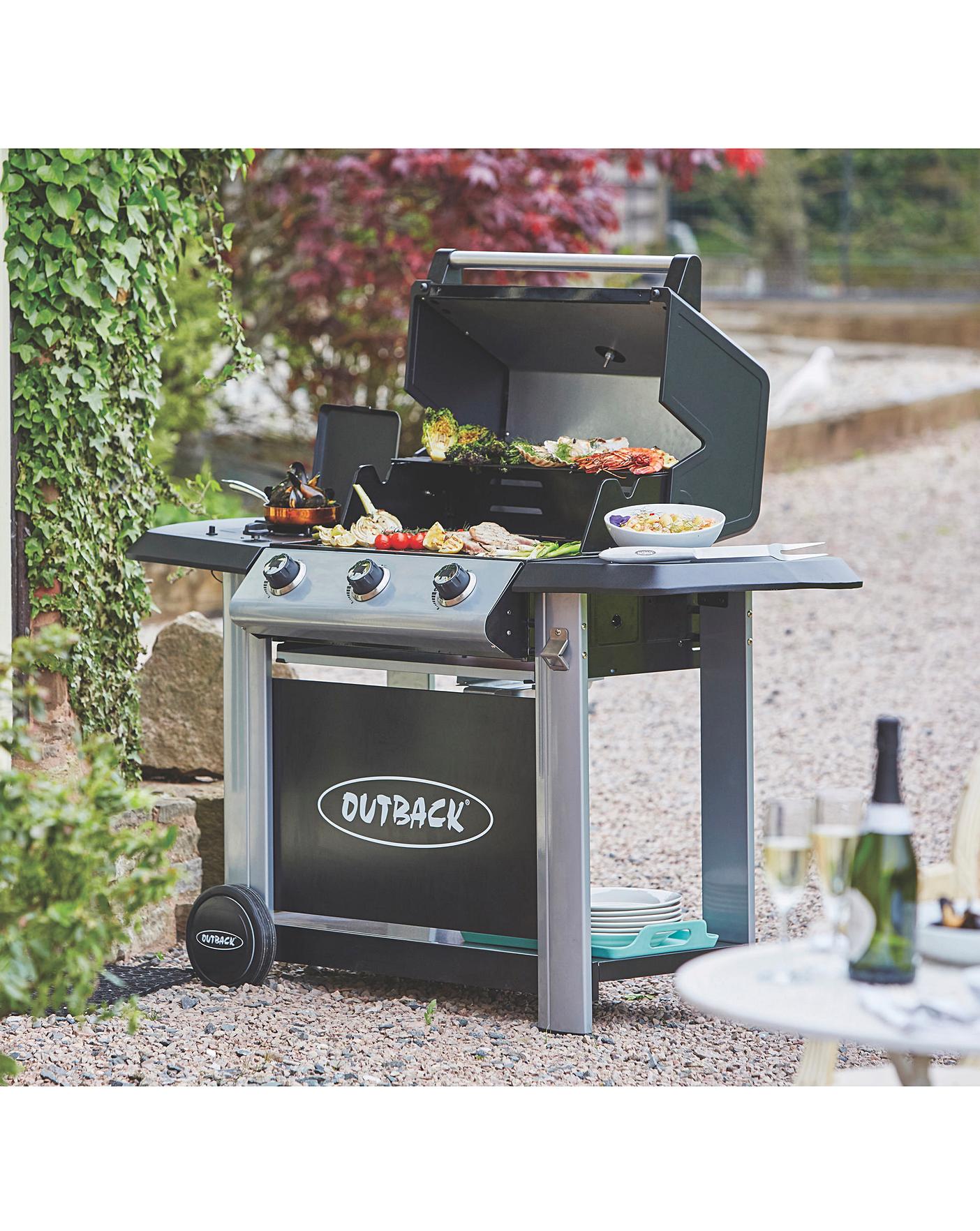 Outback® Magnum 3 Burner Hybrid - with MCS | OUT370763 - www.onlinebraaishop.co.za