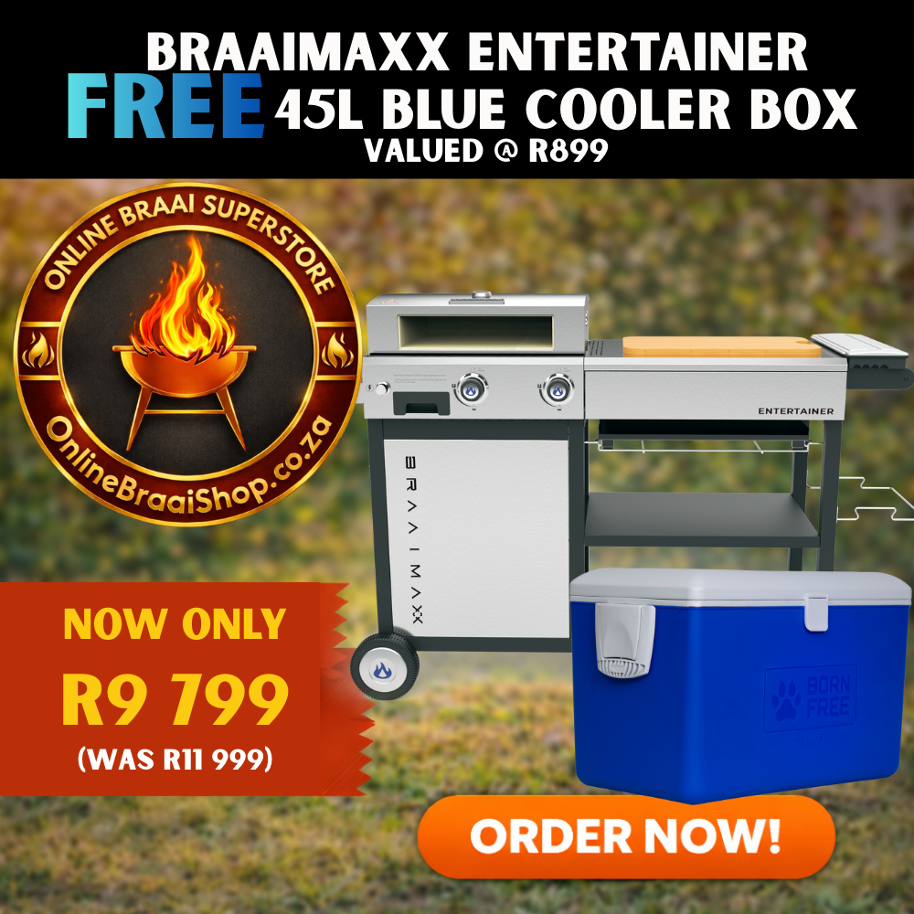 BraaiMaxx Entertainer Pizza and Plancha Braai | by CADAC | 1196-21-04-ZA