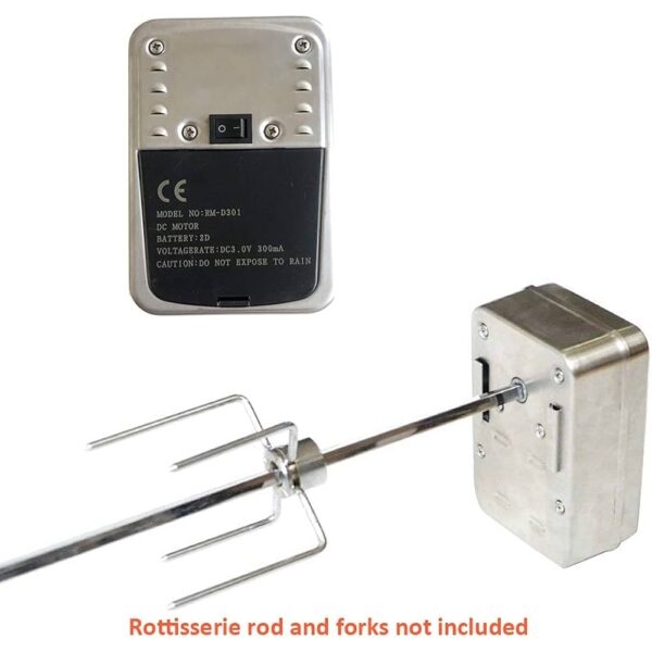Brotisserie Stainless Steel Silent AC/DC Rotisserie Motor - www.onlinebraaishop.co.za