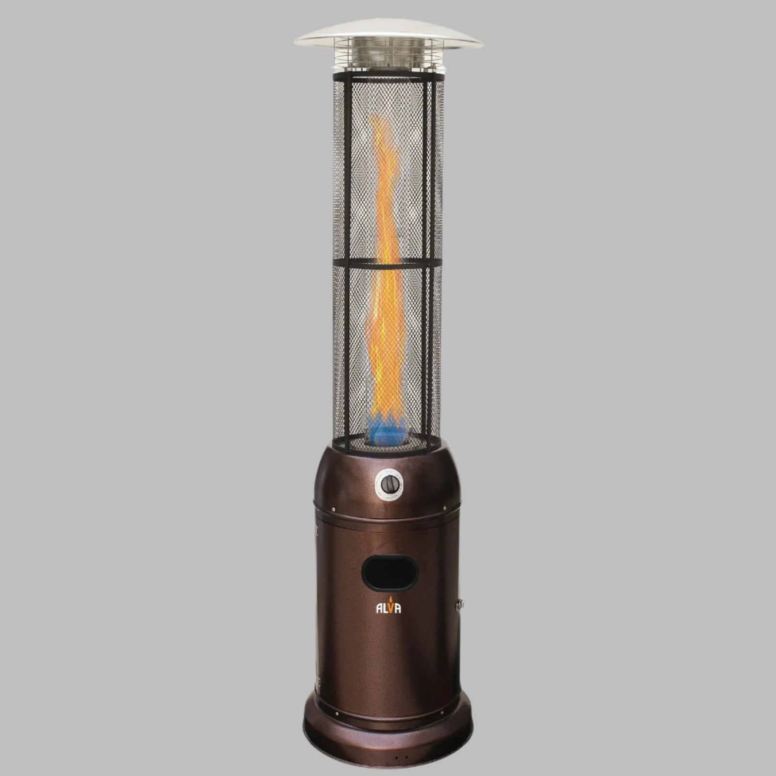 Alva Glass Tube Patio Heater - Hammertone | GHP26