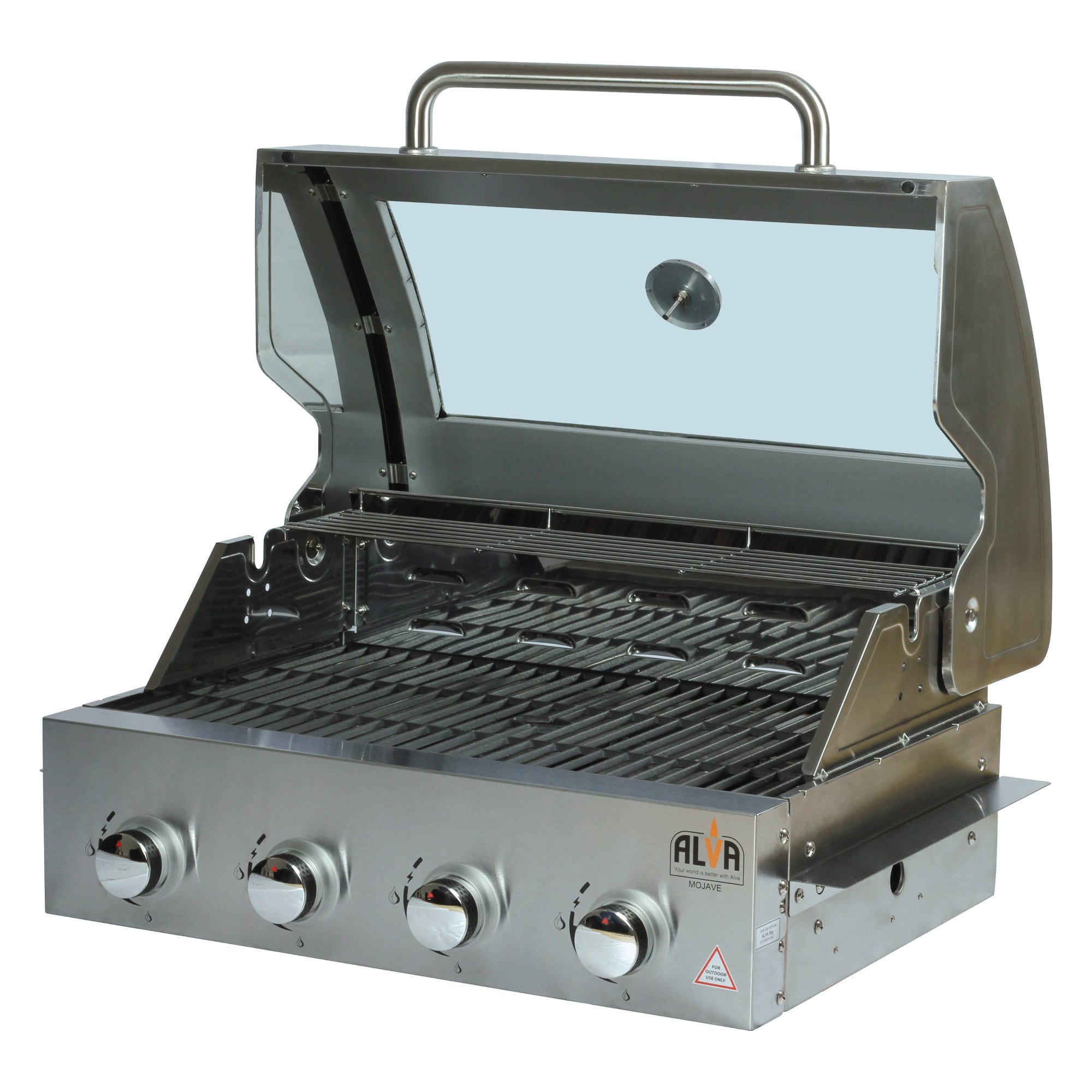 Alva Mojave 4-Burner Drop-In Gas BBQ | GSS4BTT - www.onlinebraaishop.co.za