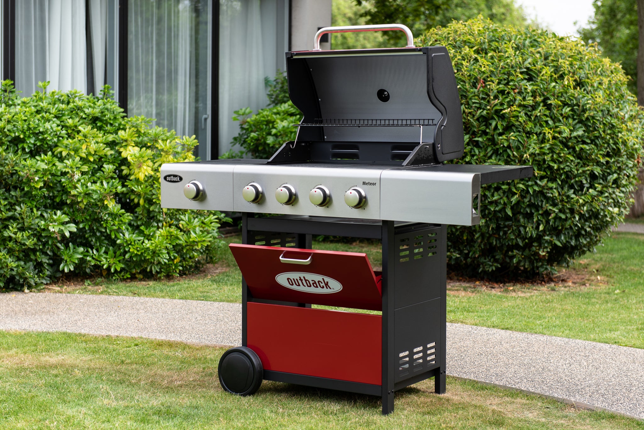 Outback Meteor 4 Burner Gas - www.onlinebraaishop.co.za
