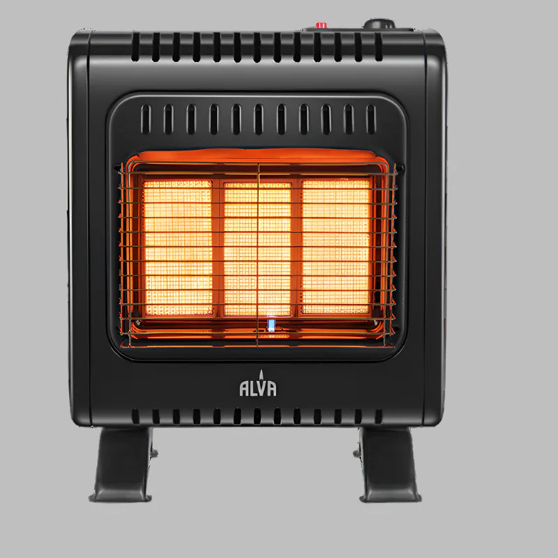 3 Panel Infrared Radiant Indoor Gas Heater Small | GH303 - Image 2
