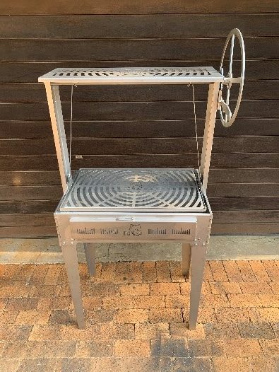 Santa Maria Braai Grill 3CR12 Stainless Steel - Image 2