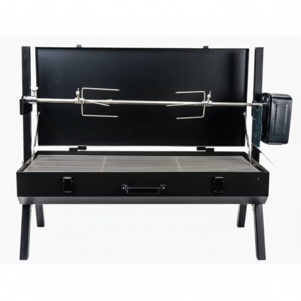 Oryx Charcoal Counter Top Spit Braai Mild Steel Black